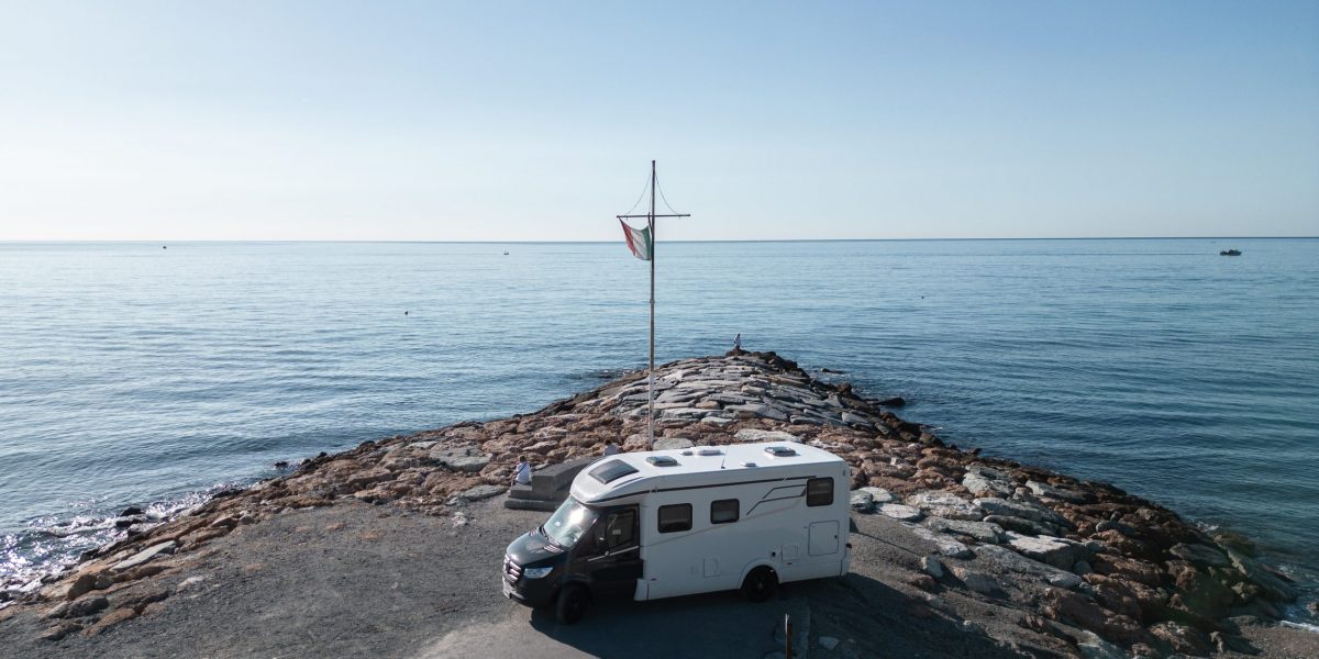 Hymer Varazze Sestri Levante Drohne